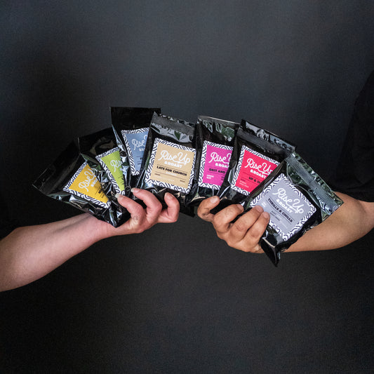 Rise Up & Roast Individual Milk & Honey 3 oz Sample Bag